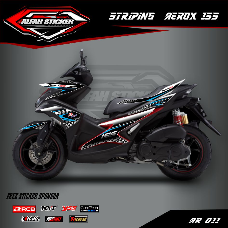 Jual Stiker Stripping Aerox Old Sticker Variasi Yamaha Aerox Old