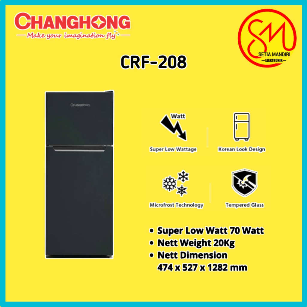 Jual Changhong Kulkas Pintu Crf L Shopee Indonesia