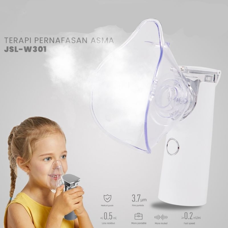 Jual Nebulizer Mesh Portable Inhaler Alat Terapi Pernapasan Uap