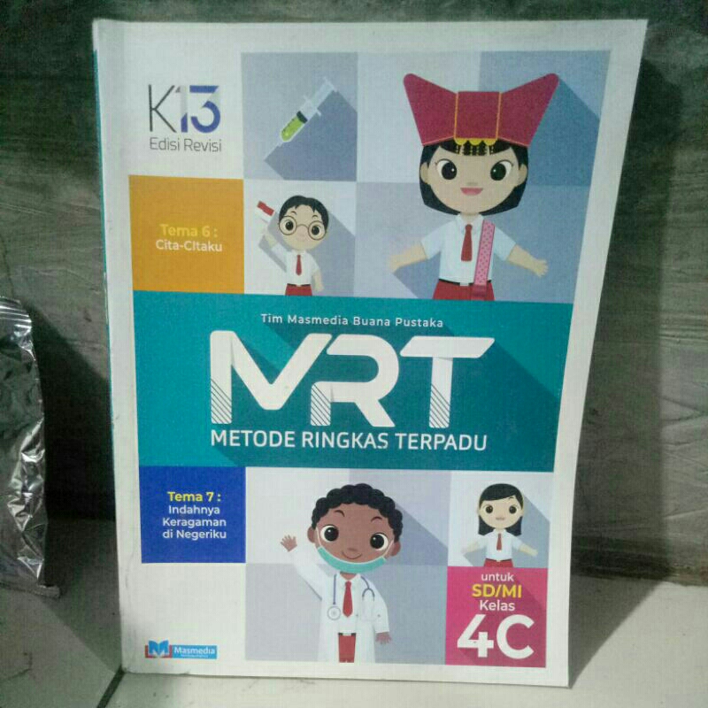 Jual BARU BUKU MRT METODE RINGKAS TERPADU SD KELAS 4C MASMEDIA Shopee