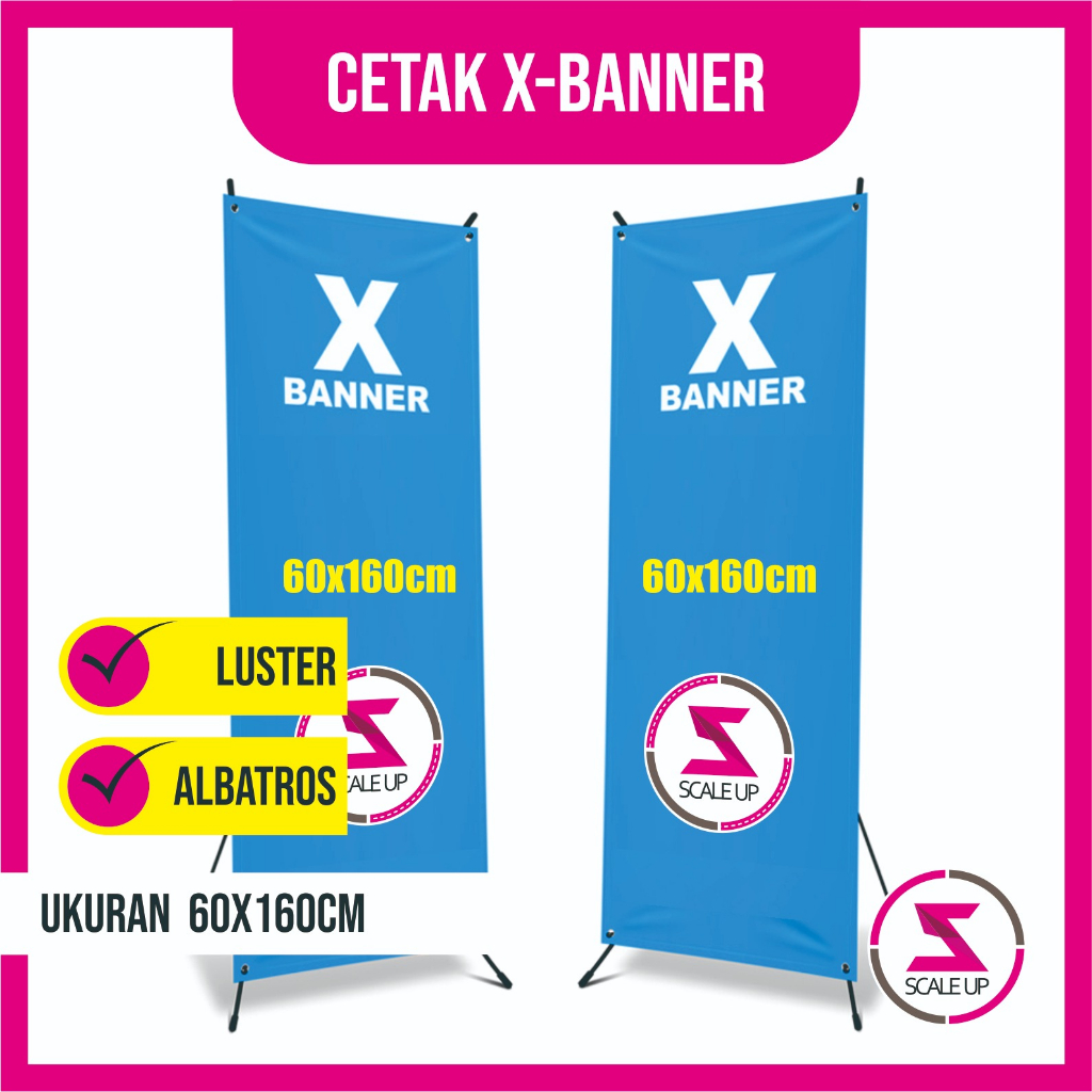 Jual CETAK X BANNER XBANNER PAKET XBANNER STAND BANNER PAKET STAND