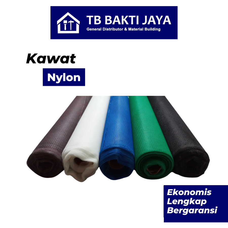 Jual Kawat Kain Kasa Strimin Jaring Anti Nyamuk Serangga Nylon Nilon