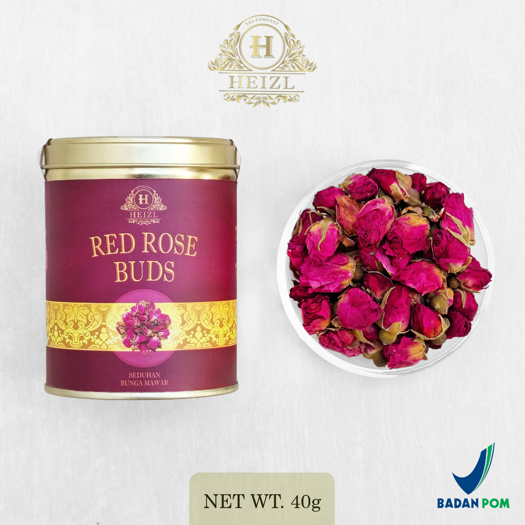 Jual Heizl Pure Dried Red Rose Buds Teh Bunga Mawar Merah Kering Flower