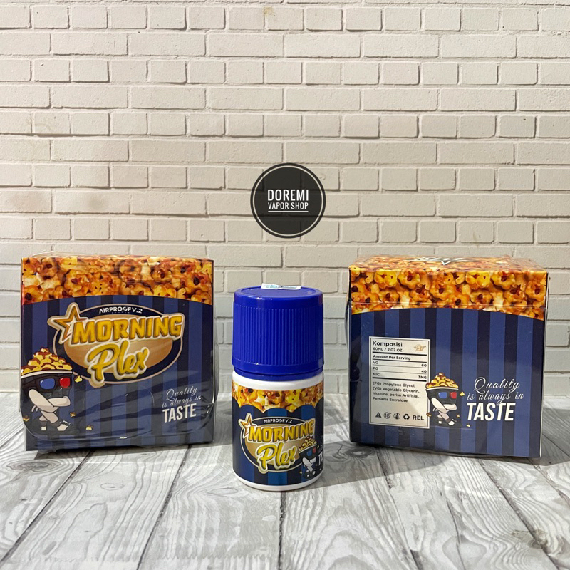 Jual Morning Plex Pop Corn With Roasted Caramel 60ml Shopee Indonesia