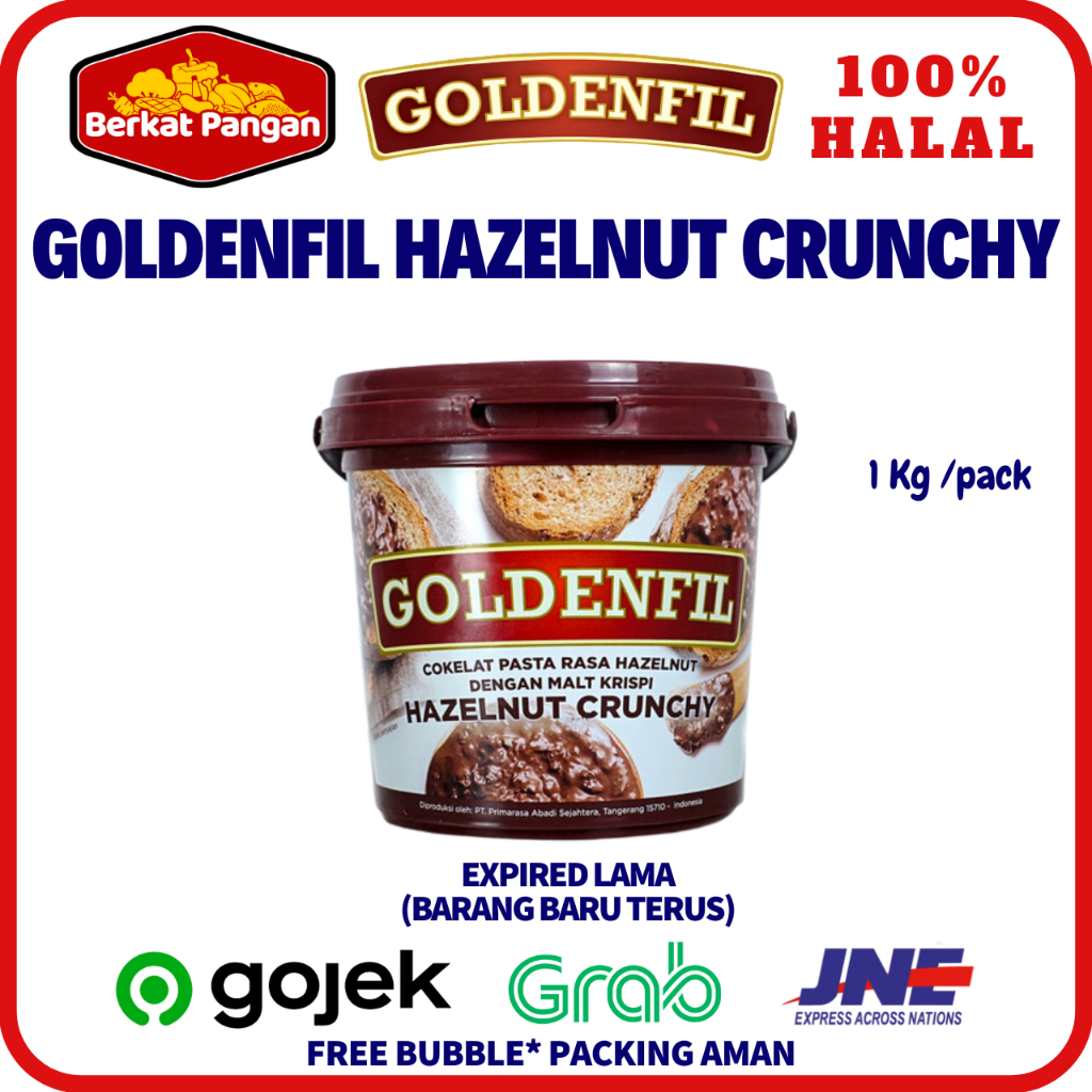 Jual GOLDENFIL Selai Choco Crunchy Dark Choco Hazelnut Cheese