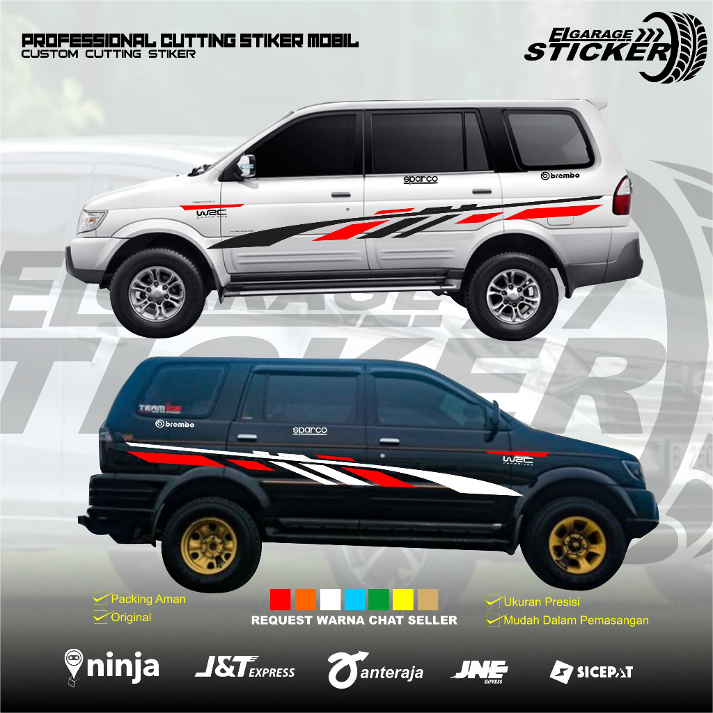 Jual Stiker Mobil Isuzu Panther Stiker Variasi Body Samping Mobil