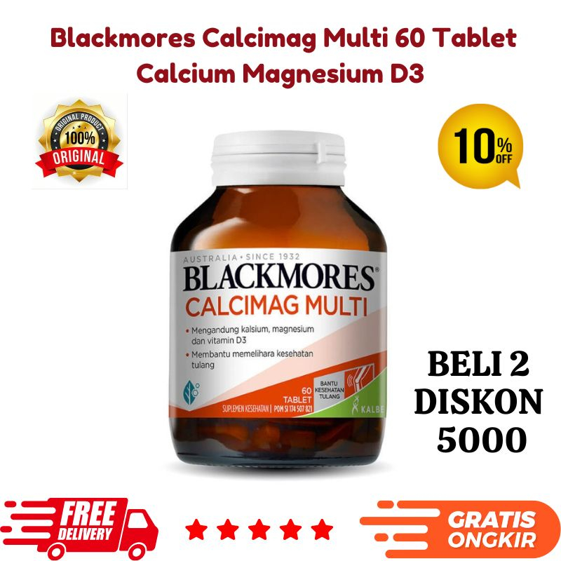 Jual Blackmores Calcimag Multi Bpom Kalbe Kalsium Obat Tulang