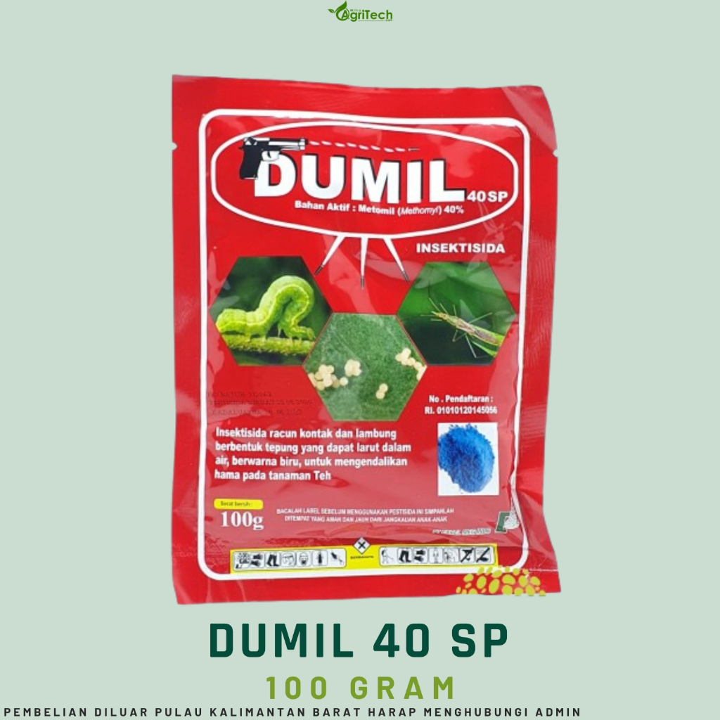 Jual INSEKTISIDA DUMIL 40 SP 100 GR METOMIL 40 PENGENDALI HAMA TANAMAN