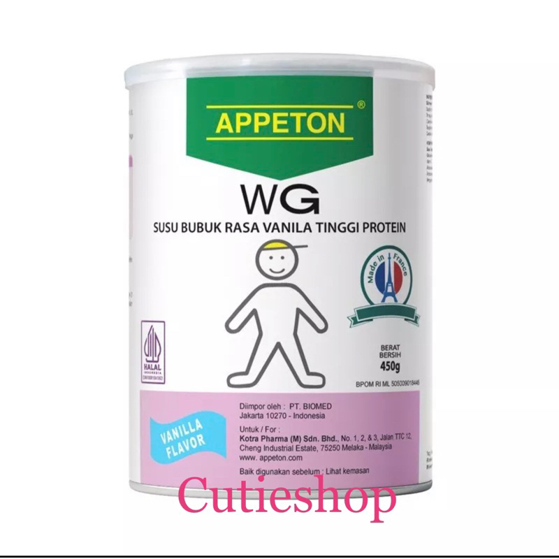 Jual Appeton Weight Gain Adult 450 Gram Rasa Coklat Vanila Susu Gemuk