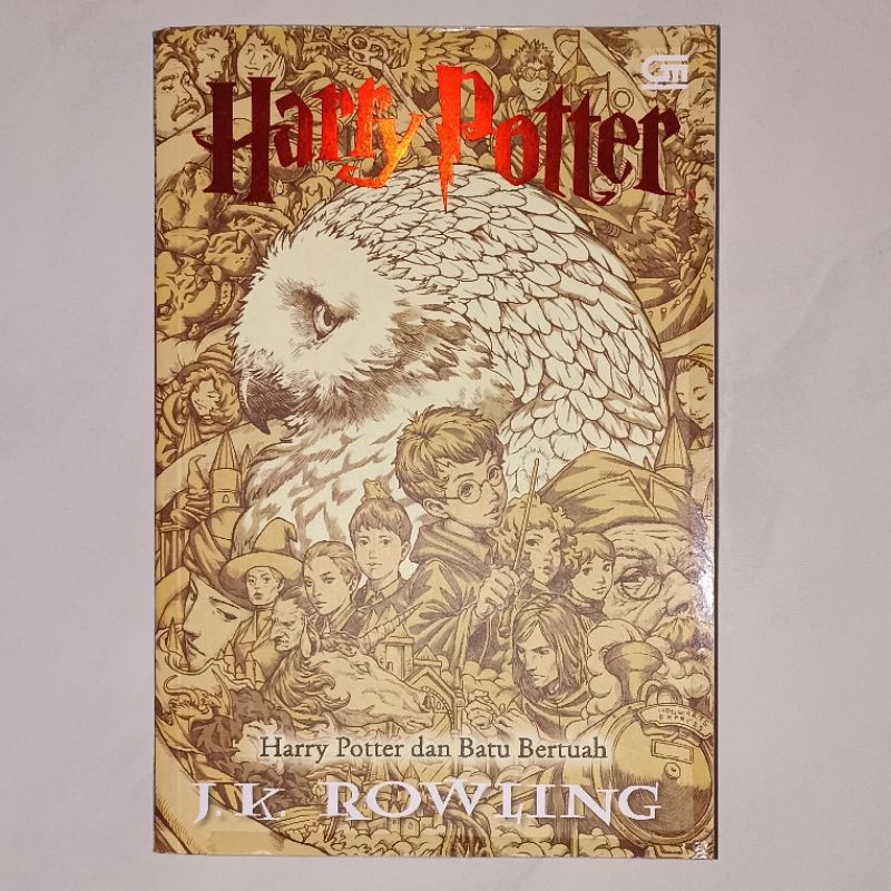 Jual Preloved Novel Original Harry Potter Dan Batu Bertuah Baca Desk