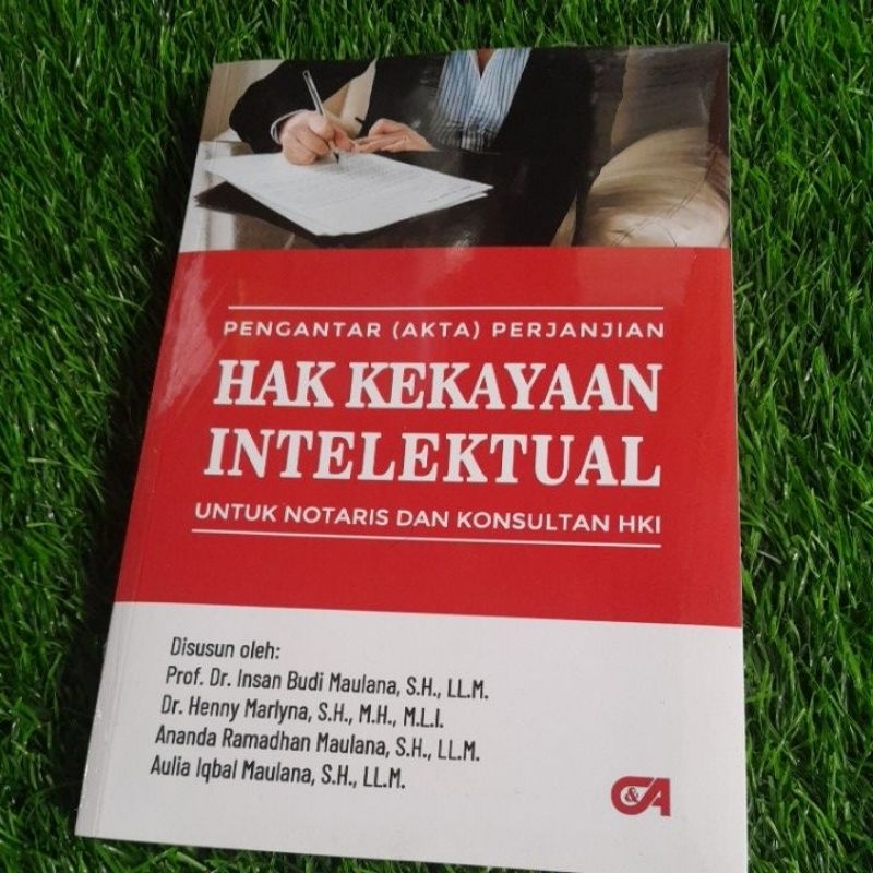 Jual BUKU PENGANTAR AKTA PERJANJIAN HAK KEKAYAAN INTELEKTUAL Shopee