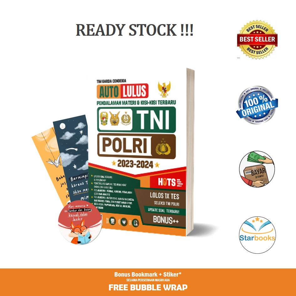 Jual Garda Buku Auto Lulus TNI POLRI 2023 2024 Reference Shopee