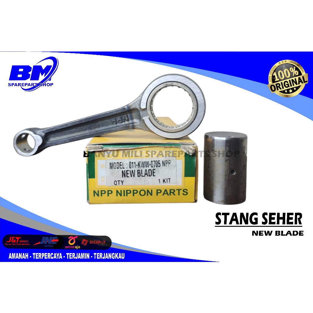 Jual STANG SEHER SEKER CONROD KIT NEW BLADE ORIGINAL NPP 100 Shopee