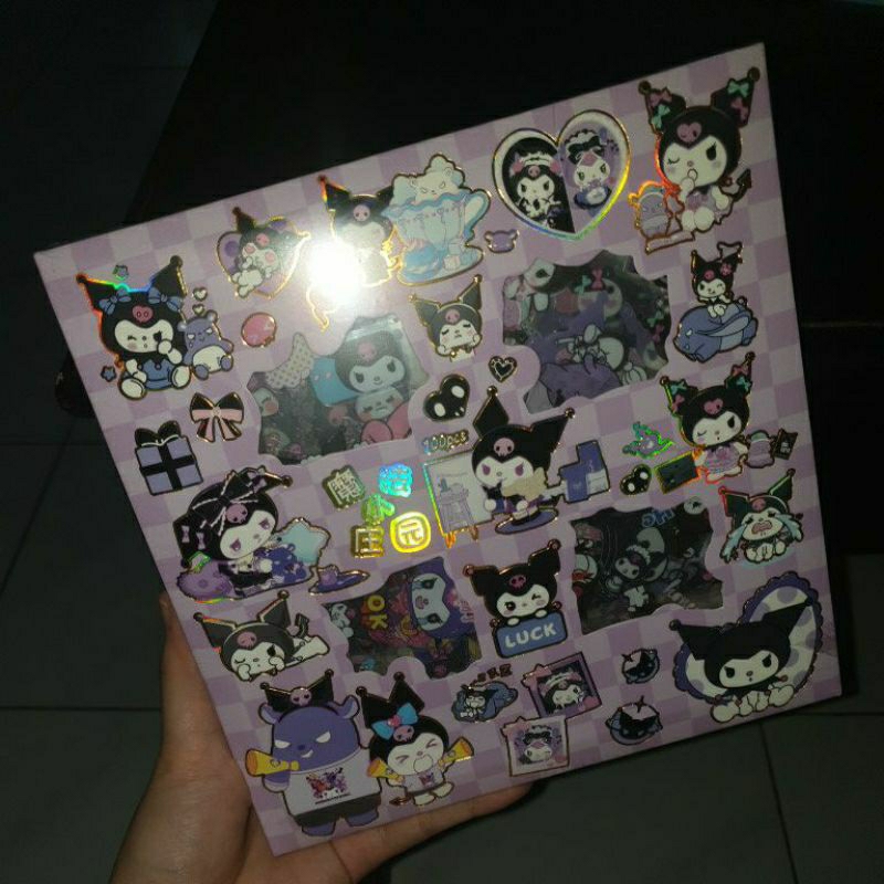 Jual Sticker Box Sanrio Isi Kuromi My Melody Cinamorrol Cinnamoroll