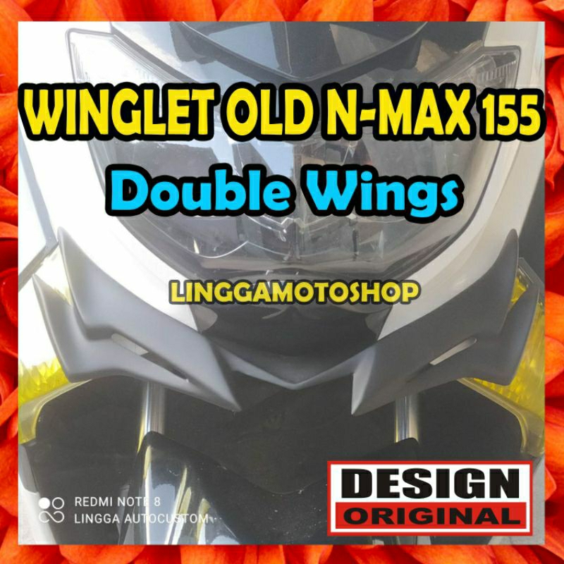 Jual WINGLET YAMAHA OLD NMAX 155 VVA MODEL DOUBLE WINGS N MAX GEN 1