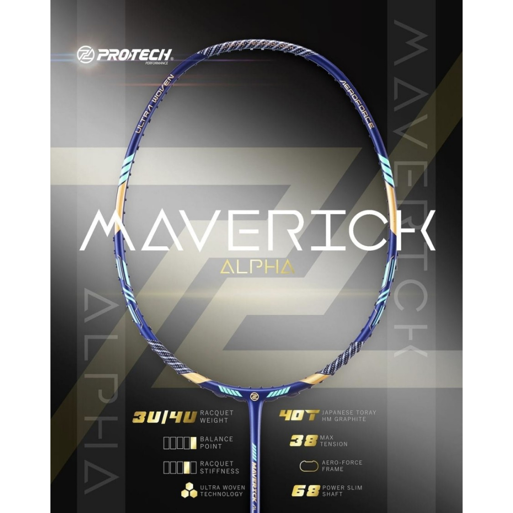 Jual Raket Badminton Protech Maverick Alpha Shopee Indonesia