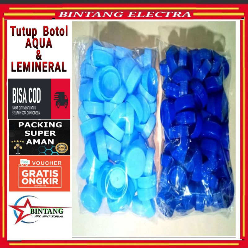 Jual Pcs Tutup Botol Bekas Aqua Lemineral Bahan Kerajinan Shopee