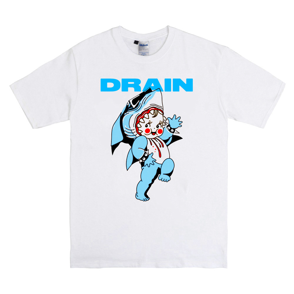 Jual Kaos Band Drain Santa Cruz Tshirt Band Merchandise Hardcore Punk