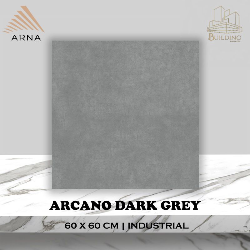 Jual Granite Lantai 6060 ARCANO DARK GREY MATT CARPORT ARNA SERIES