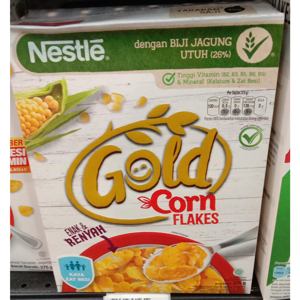 Jual Nestle Gold Corn Flakes 275g Shopee Indonesia