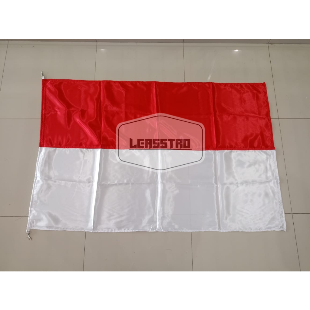 Jual Bendera Merah Putih Ukuran X Cm Pengait Besi Bahan Satin