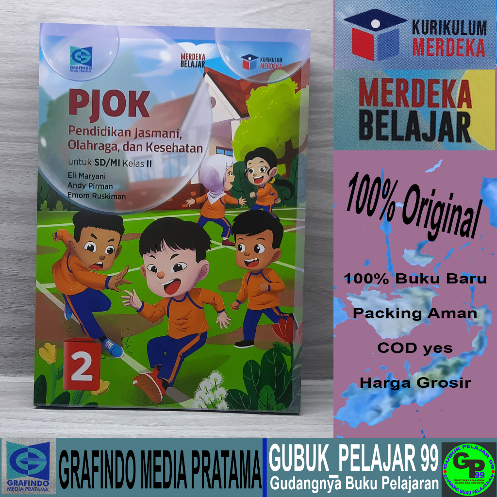 Jual Pendidikan Jasmani Olahraga Dan Kesehatan Pjok Kelas Sd Mi