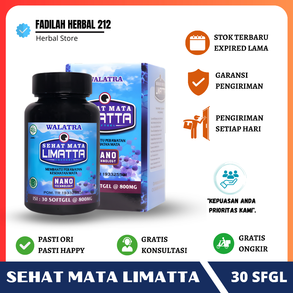 Jual Sehat Mata LIMATTA Softgel 100 Asli Surabaya Shopee Indonesia