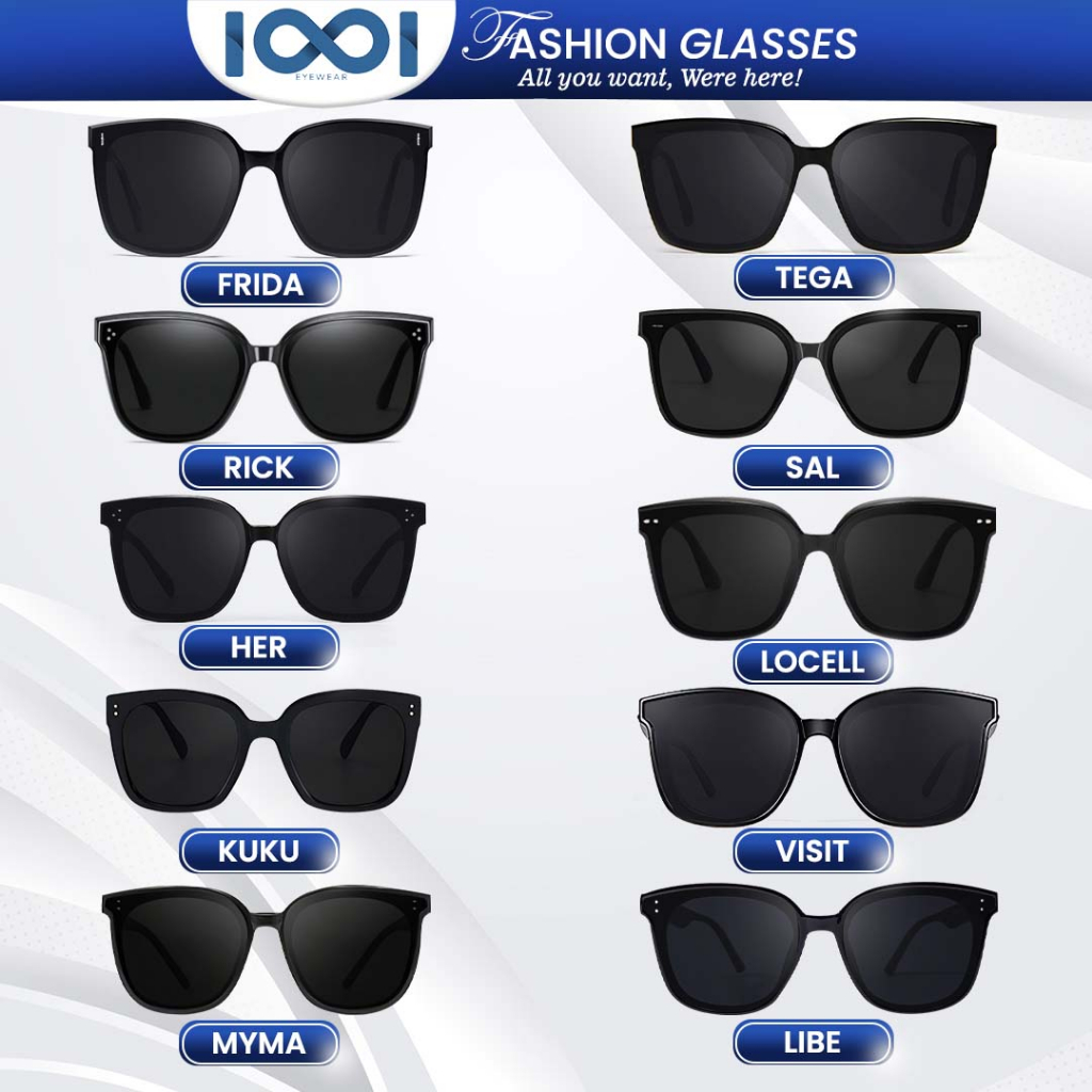 Jual Iooi Eyewear Kacamata Hitam Kacamata Fashion Pria Wanita