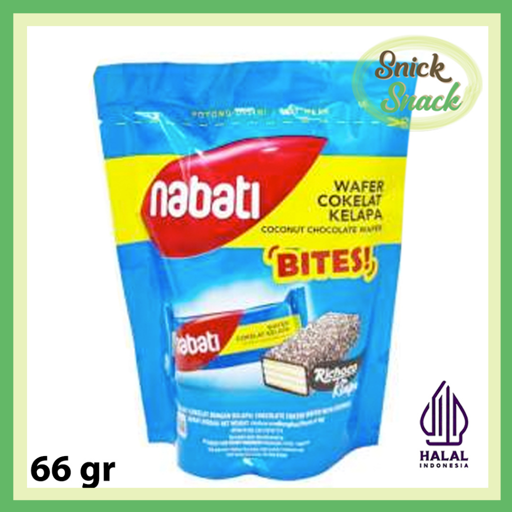 Jual Nabati Bites Richoco Klapa Wafer Salut Coklat Tabur Kelapa Pouch