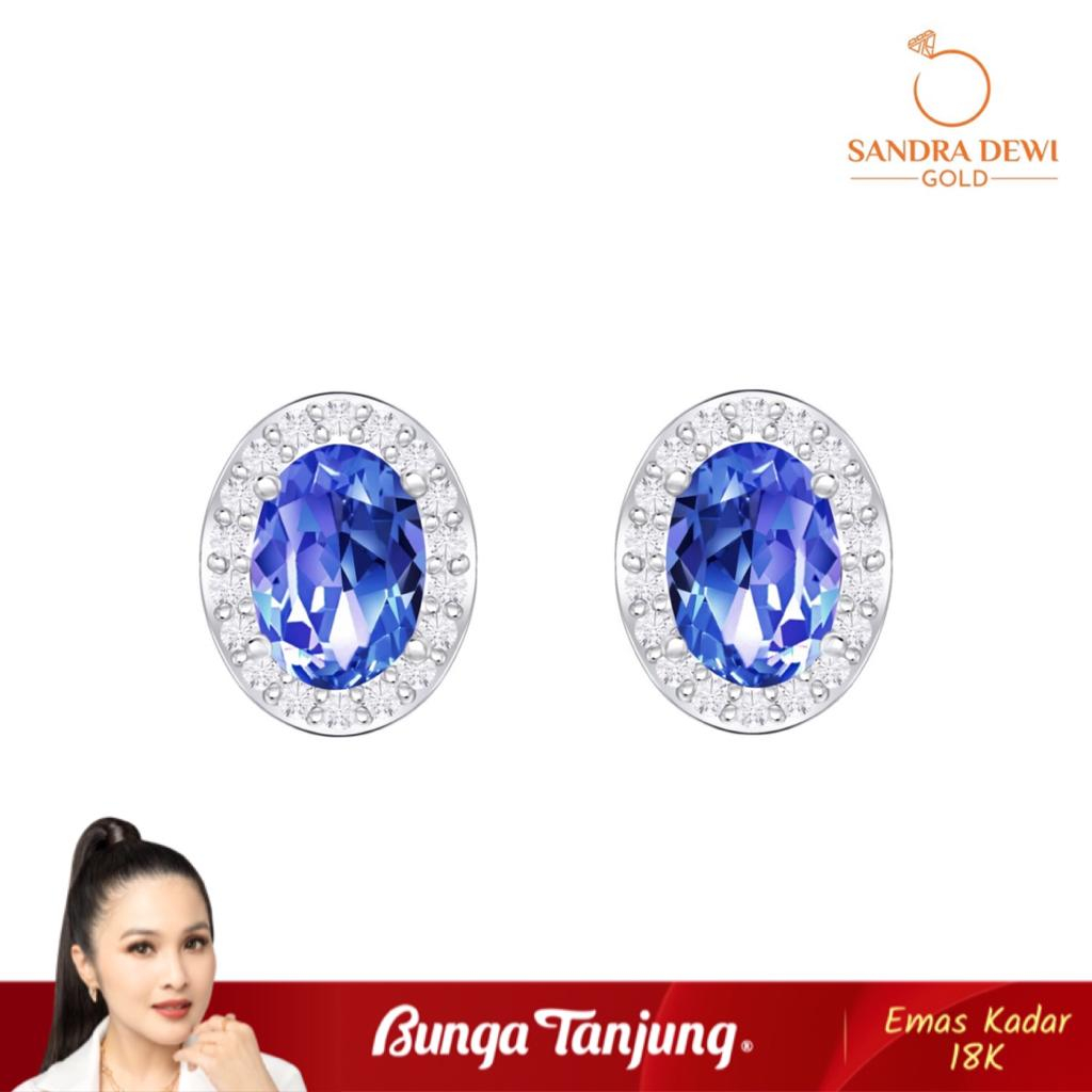 Jual Anting Deep Royal B Sandra Dewi Emas K Bunga Tanjung