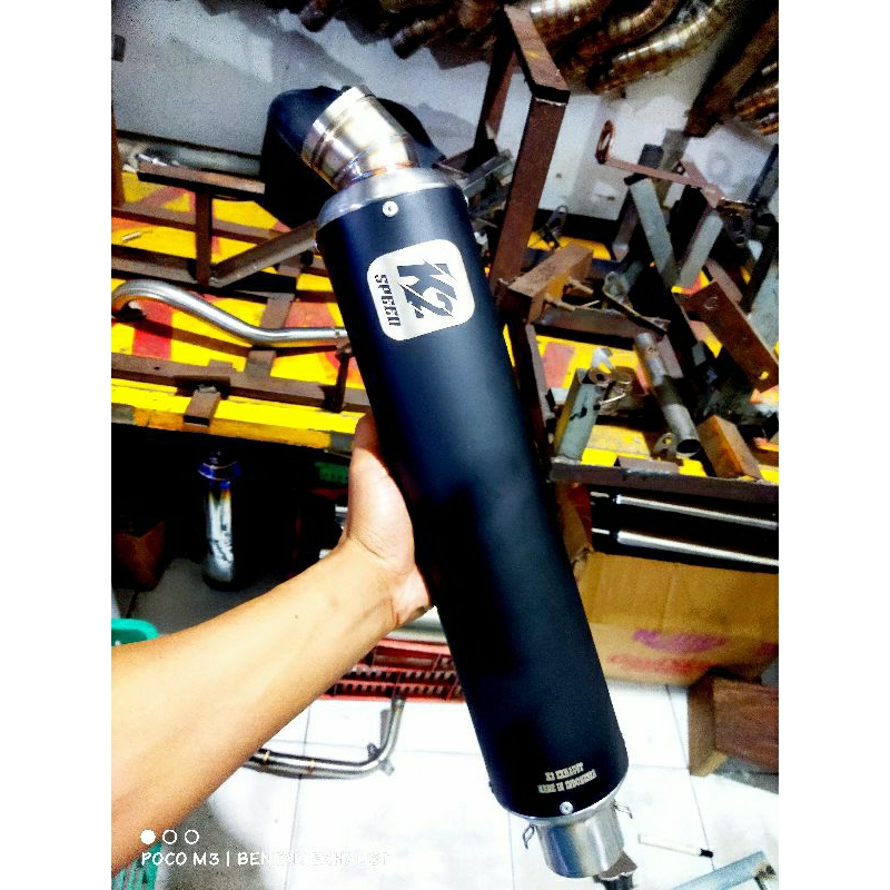 Jual Silincer Only Original K Exhaust Type Pj Long Black In Mm