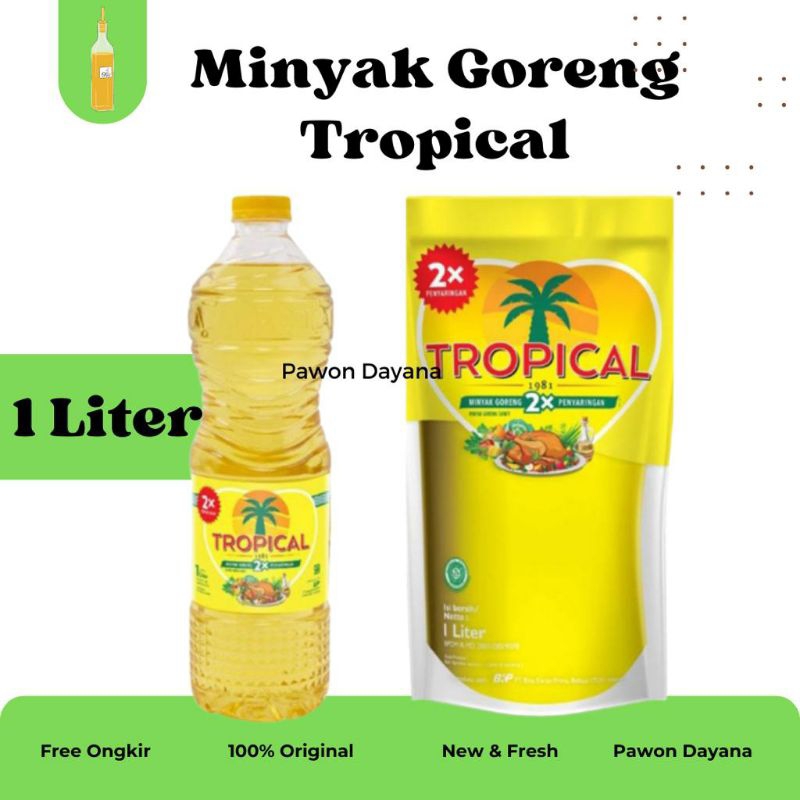 Jual Minyak Goreng Tropical Tropical Minyak Goreng Liter Tropical