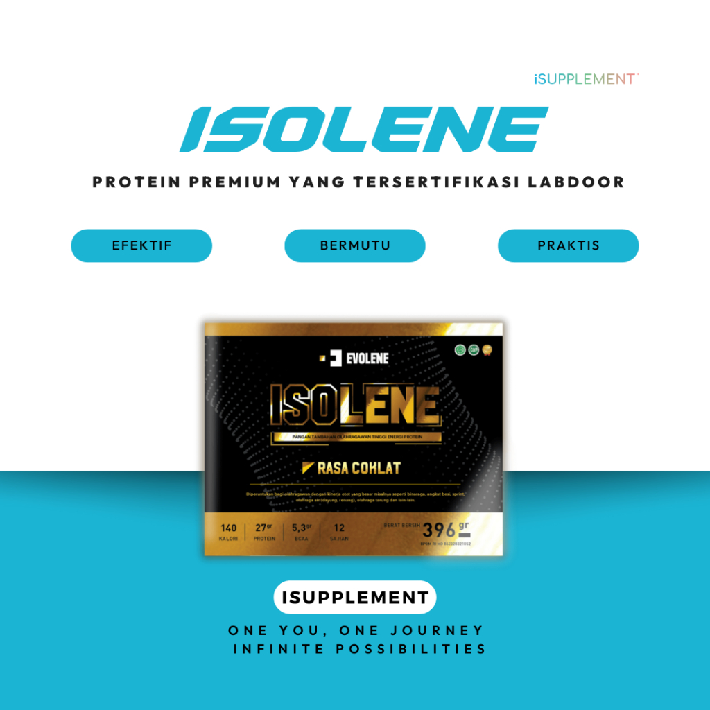 Jual Isolene Sachet Gr Whey Protein Isolate Evolene Official