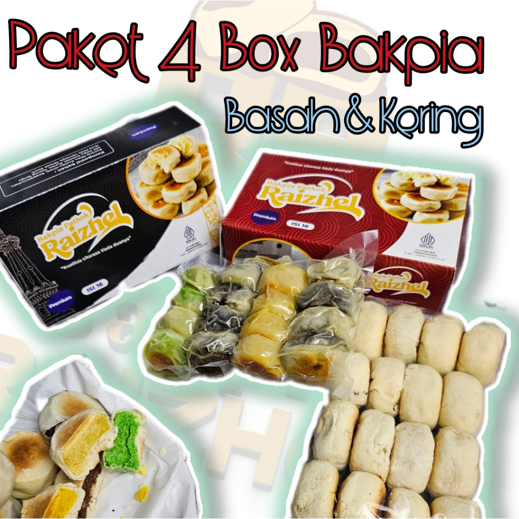 Jual Paket Box Baker Bakpia Basah Dan Kering Isi Shopee Indonesia