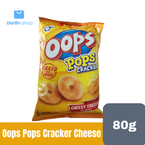 Jual OOPS Pops Cracker Cheese Cracker 80 Gram Shopee Indonesia