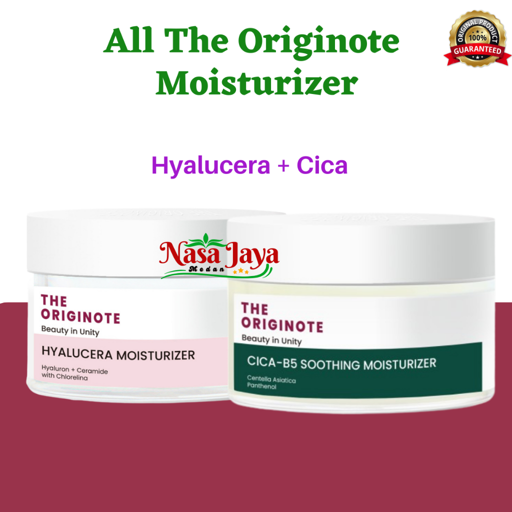 Jual The Originote Moisturizer Hyalucera Dan Cica Shooting Gel