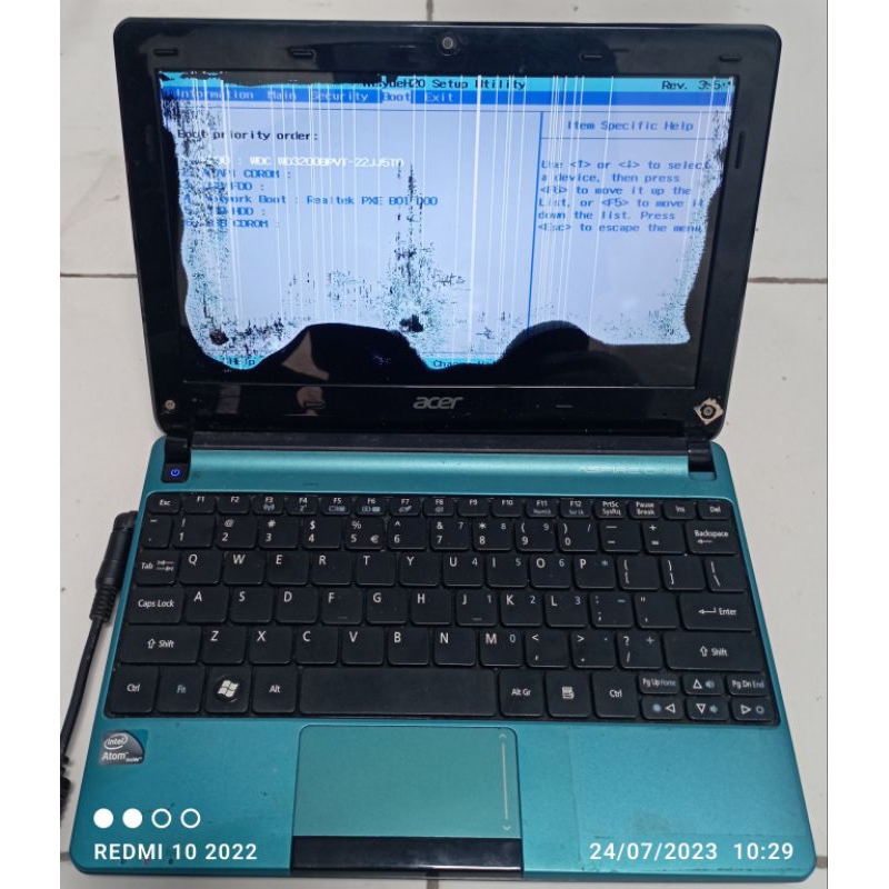 Jual Notebook Acer Aspire One D270 26Cbb Intel Atom DDR3 Shopee Indonesia