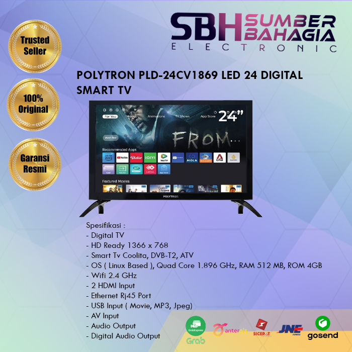 Jual Polytron Pld Cv Led Digital Smart Tv New Khusus