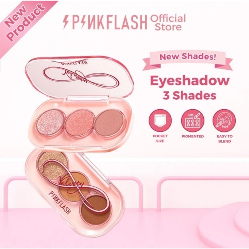 Jual Pinkflash Shades Eyeshadow Palette Glitter High Pigment Shopee