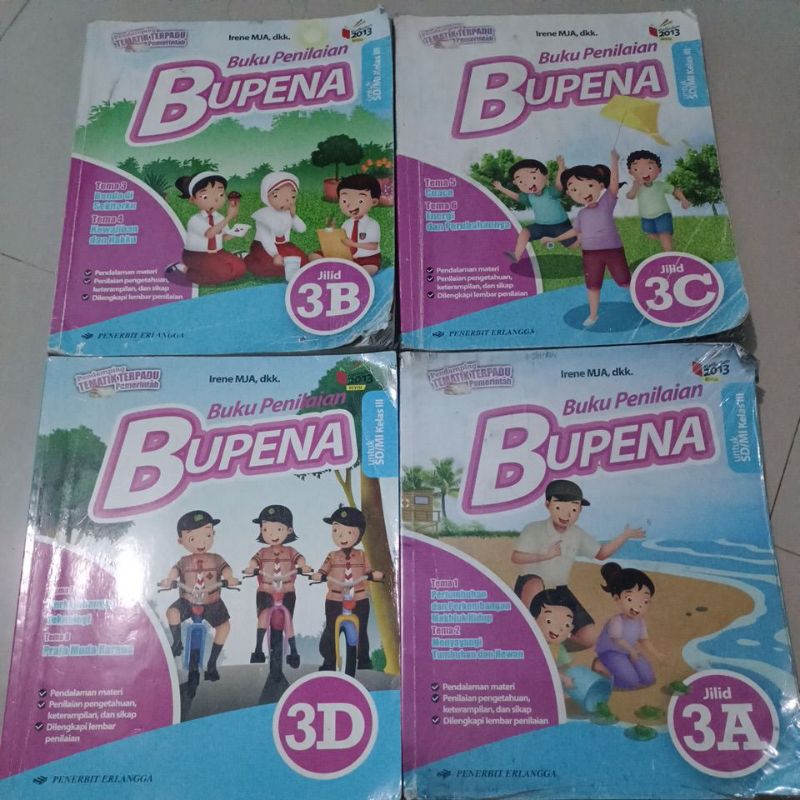 Jual Buku Bupena Kelas Sd A B C D Bekas Shopee Indonesia