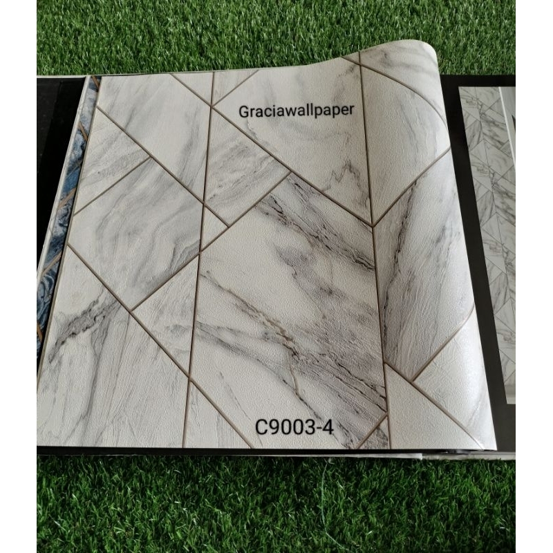 Jual Wallpaper Dinding Korea Marmer Marble Mewah Roll Besar Shopee