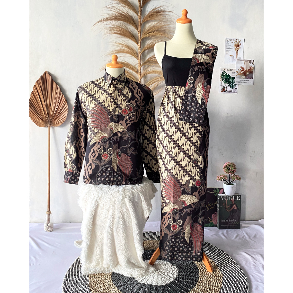 Jual NAYAKA BATIK NEW ARRIVAL Batik Couple Rok Kemeja Batik Lengan