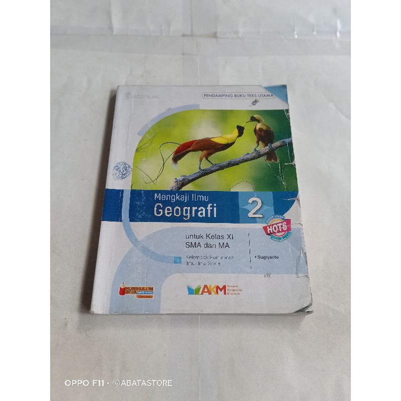 Jual BUKU MENGKAJI ILMU GEOGRAFI SMA MA KLS XI K13 AKM SUGIYANTO