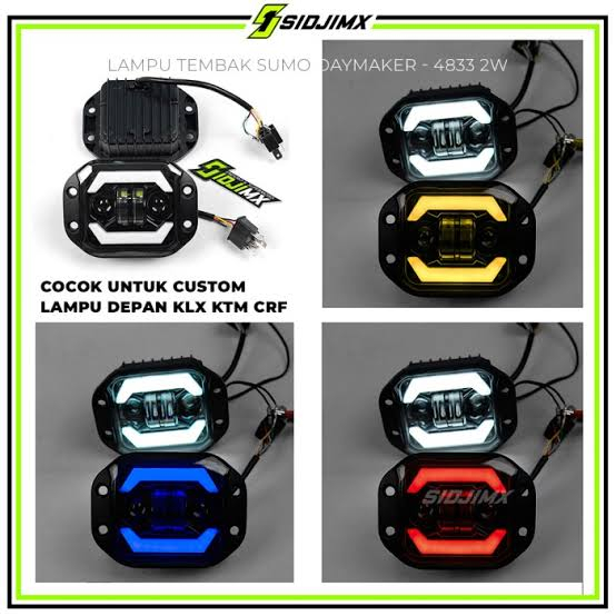 Jual Lampu Tembak Sorot CRF Daymaker LED 4 5 Inch Reflektor CRF 150 L