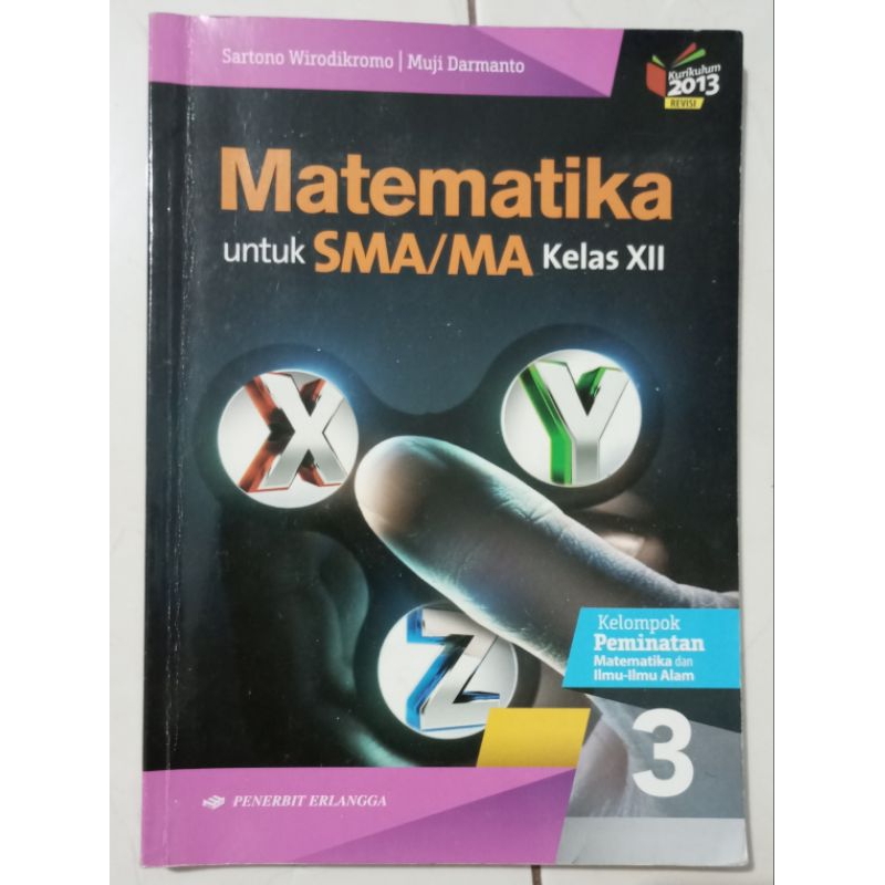 Jual Buku Matematika Minat Erlangga Untuk Kelas Sma Xii