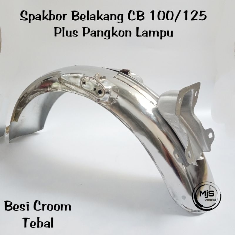 Jual SPAKBOR BELAKANG CB 100 CB 125 PLUS DUDUKAN PANGKON STOPLAMP V80