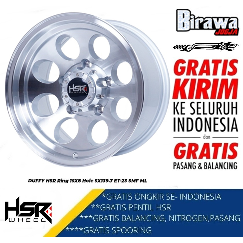 Jual Velg Mobil Jimny Ring Hsr Duffy R Lebar Hole X Et