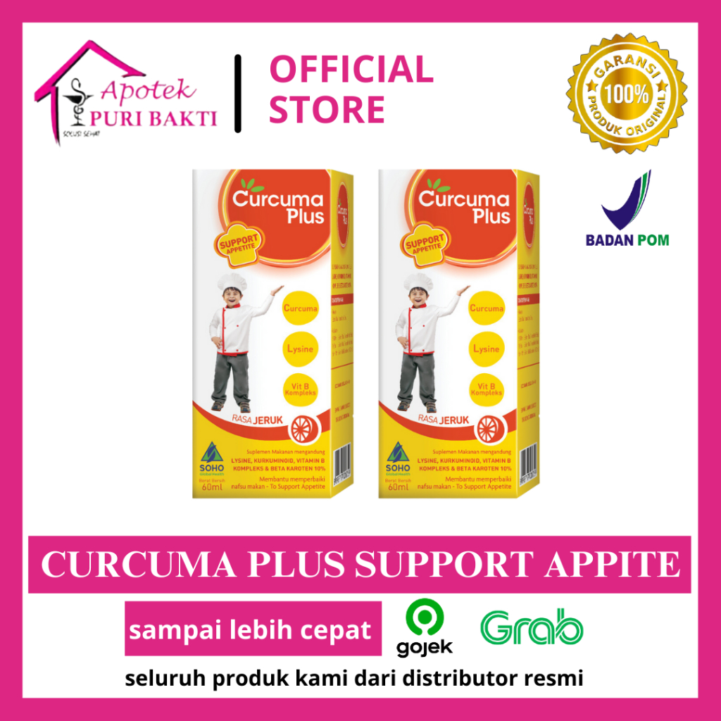 Jual Curcuma Plus Support Appite Sirup Ml Shopee Indonesia