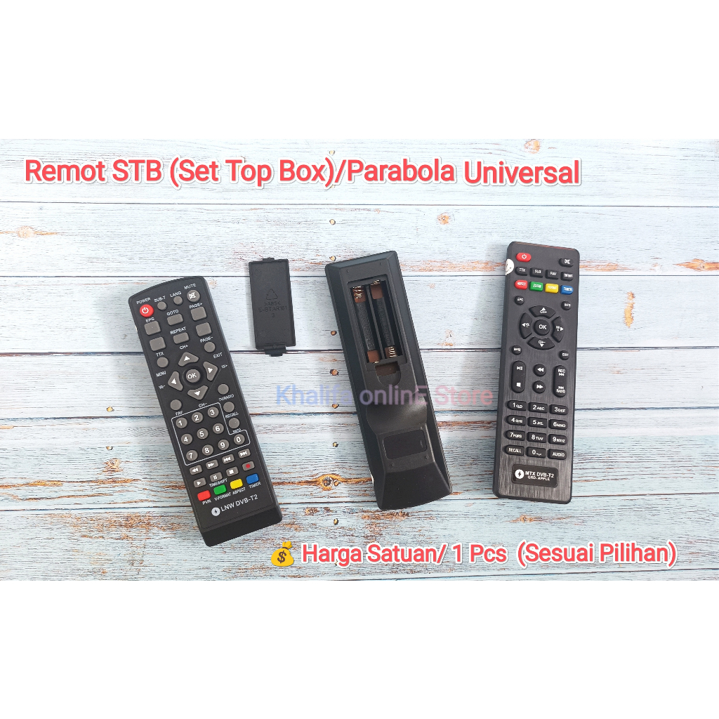 Jual Remot Remote Set Top Box Stb Atau Parabola Universal Berbagai