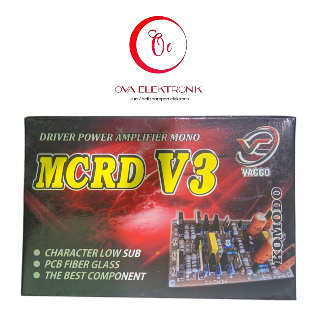 Jual Kit Driver Mcrd V Mono Sublow Pcb Fiber Glass Shopee Indonesia